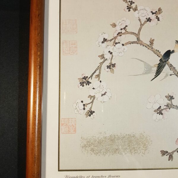 cadre reproduction peinture chinoise merveille et bout de chandelle 2 scaled