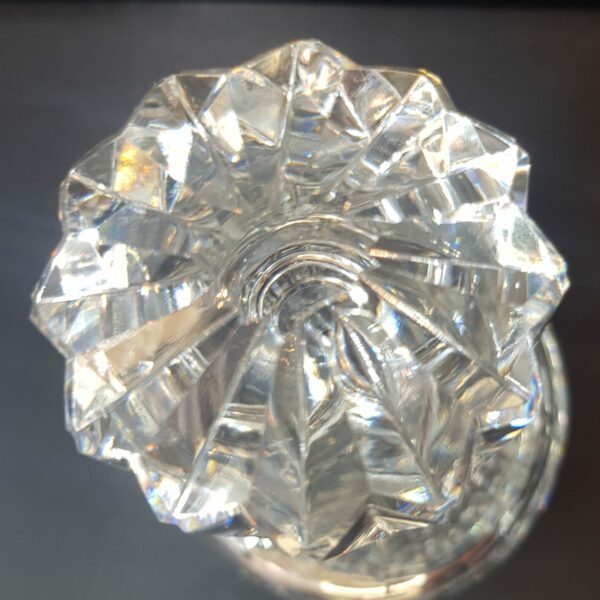 carafe whisky cristal taille cristallerie lorraine lemberg brocante vintage 4