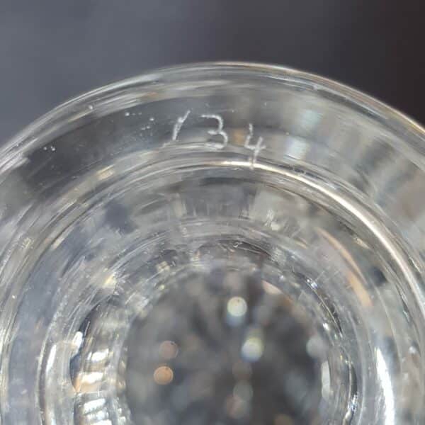 carafe whisky cristal taille cristallerie lorraine lemberg brocante vintage 5