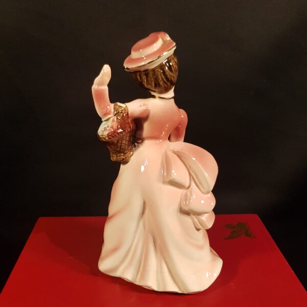 figurine porcelaine rose doree merveille et bout de chandelle 3