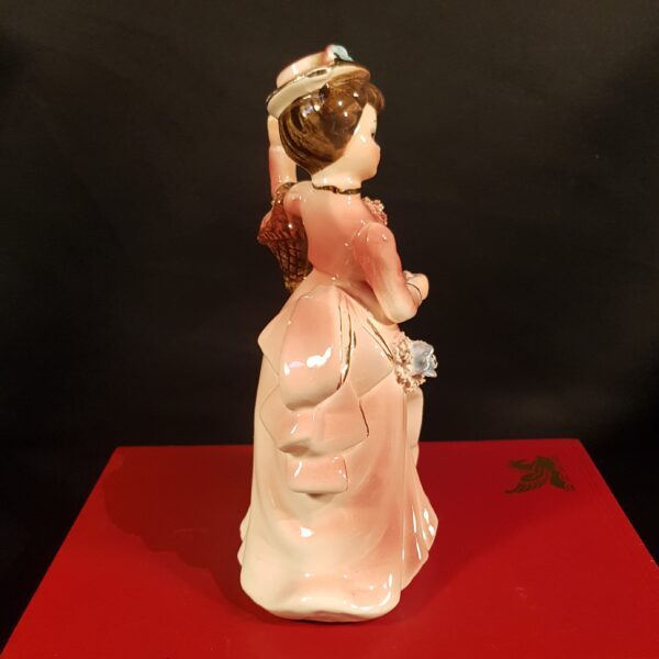 figurine porcelaine rose doree merveille et bout de chandelle 4