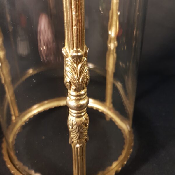 globe bronze verre lustre merveille et bout de chandelle 6
