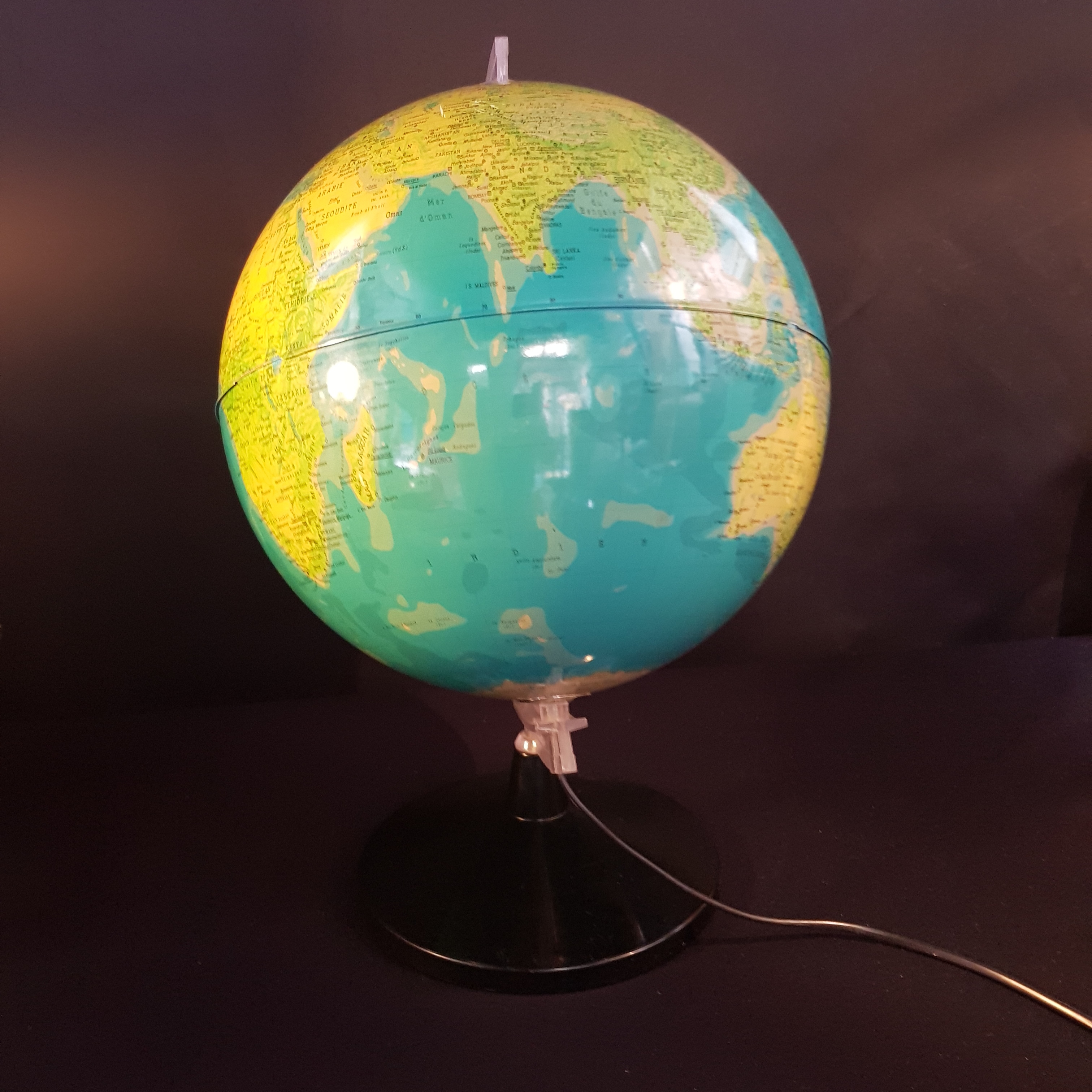 globe terrestre lumineux 90s merveille et bout de chandelle 4