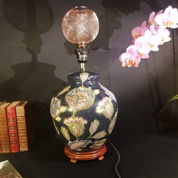lampe decor floral ceramique merveille et bout de chandelle 2