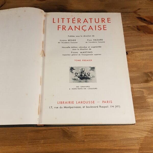 larousse de litterature française merveille et bout de chandelle 7