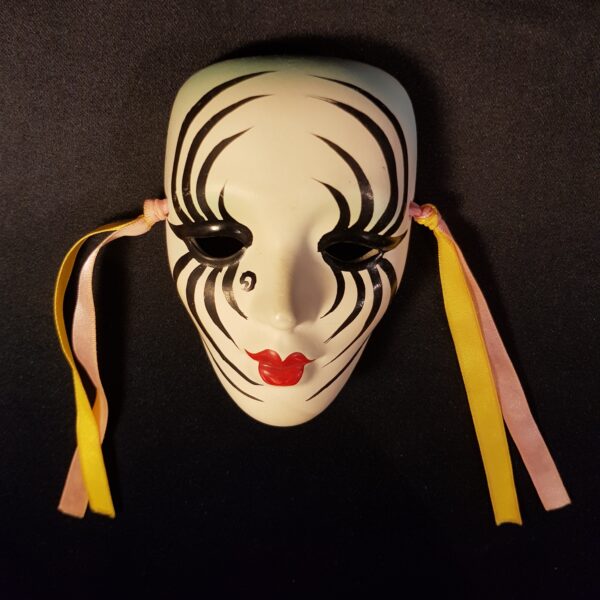 masque carnaval decoratif ceramique merveille et bout de chandelle 1