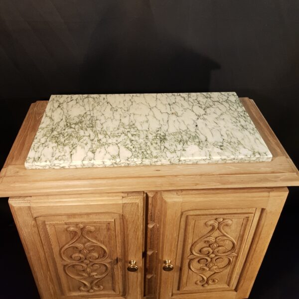 meuble chevet bois marbre merveille et bout de chandelle 3