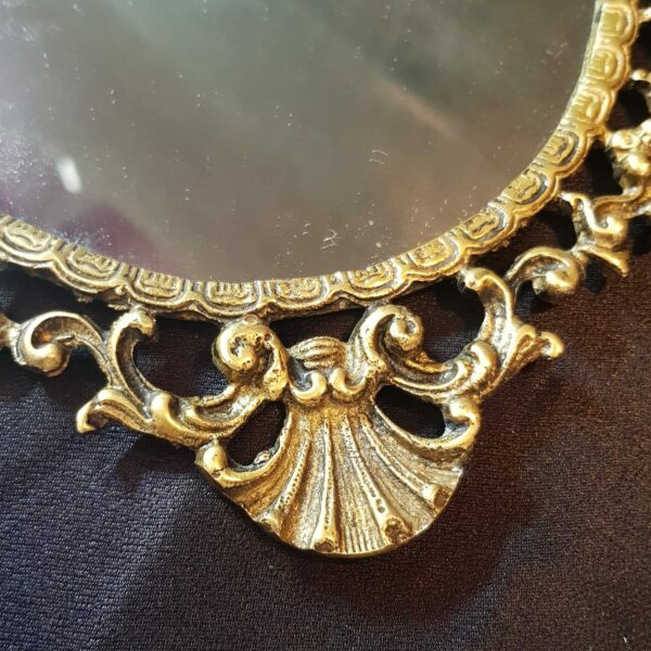 miroir a accrocher bronze merveille et bout de chandelle 2
