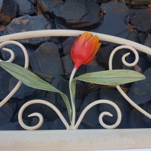 miroir metal beige tulipes merveille et bout de chandelle 2