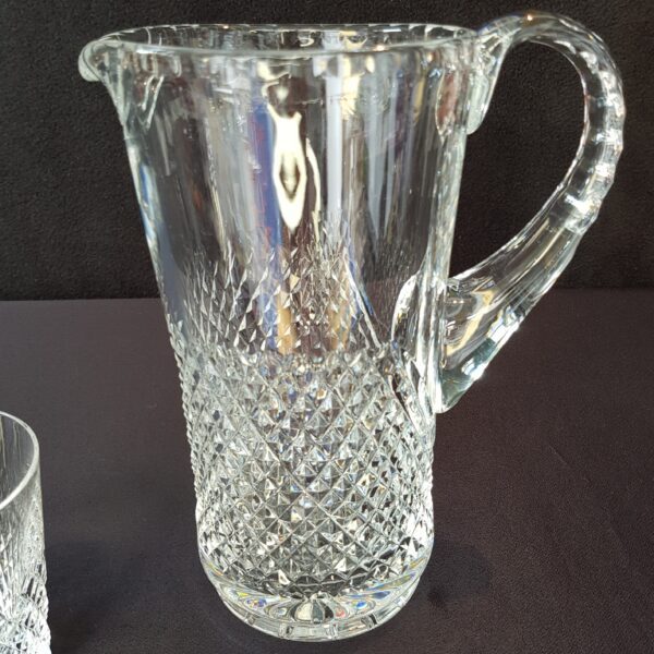 pichet broc pot a eau cristal cisele verre vintage 1 scaled