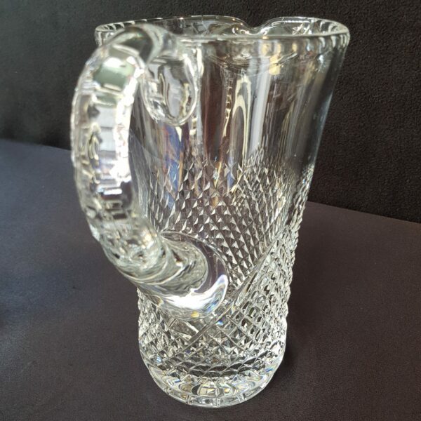 pichet broc pot a eau cristal cisele verre vintage 2 scaled