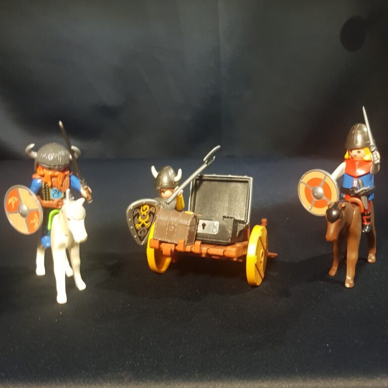 playmobil vikings chariot chevaux jouet merveille et bout de chandelle