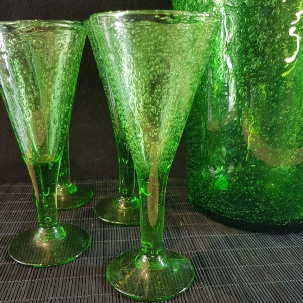 seau champagne coupes calices verrerie biot verre bulle 4