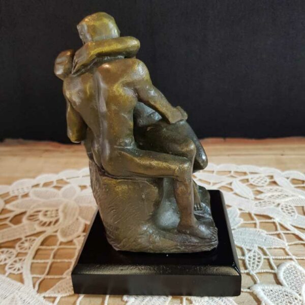 statue bronze reproduction le baiser rodin socle seconde main 2