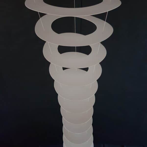 suspension decoration plastique blanc merveille et bout de chandelle 7