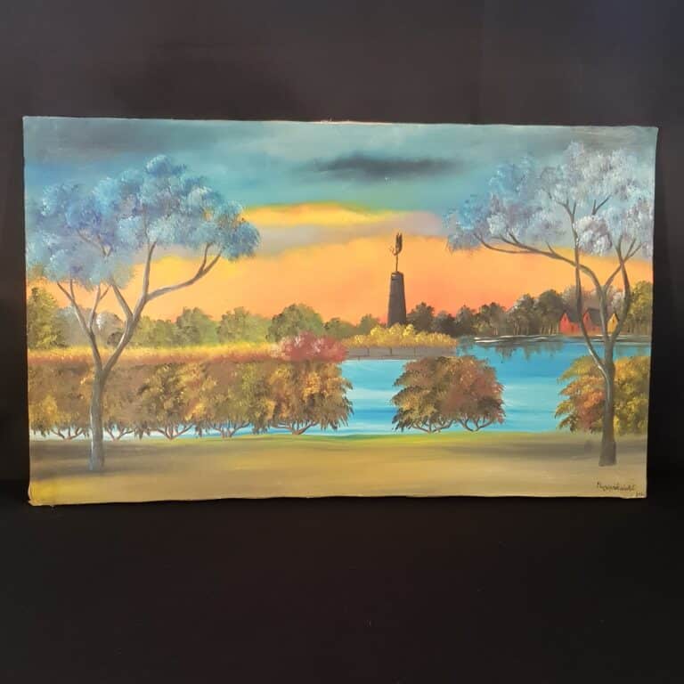 toile peinture razafindrainite 1961 tableau merveille et bout de chandelle