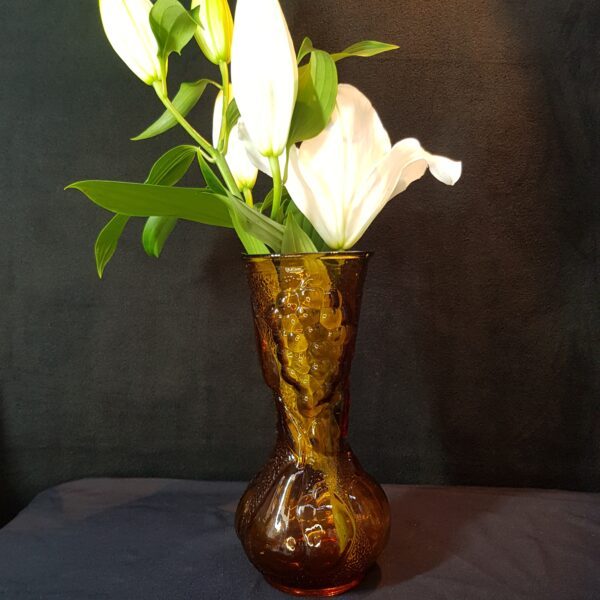 vase ambre decor fruits made in italie seconde main scaled