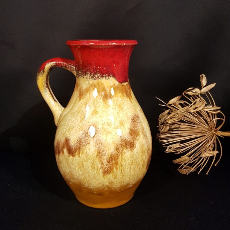 vase ceramique rouge selenium uebelacker merveille et bout de chandelle