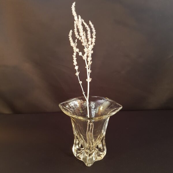 vase en verre epais merveille et bout de chandelle 1