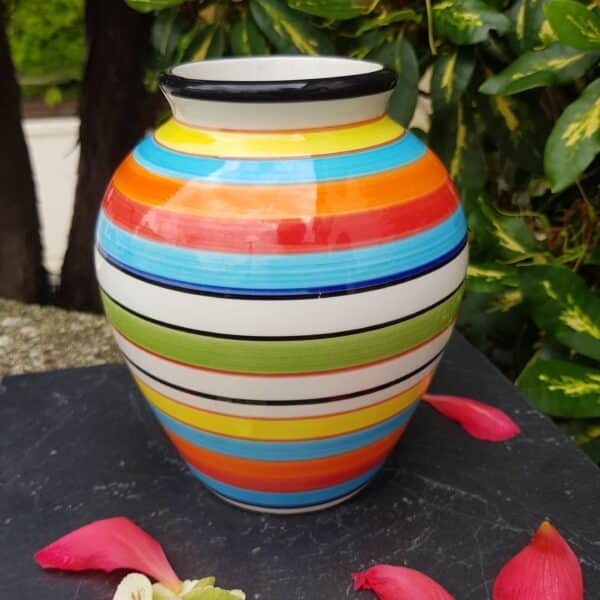 vase rayures multicolore vitamine merveille et bout de chandelle 3