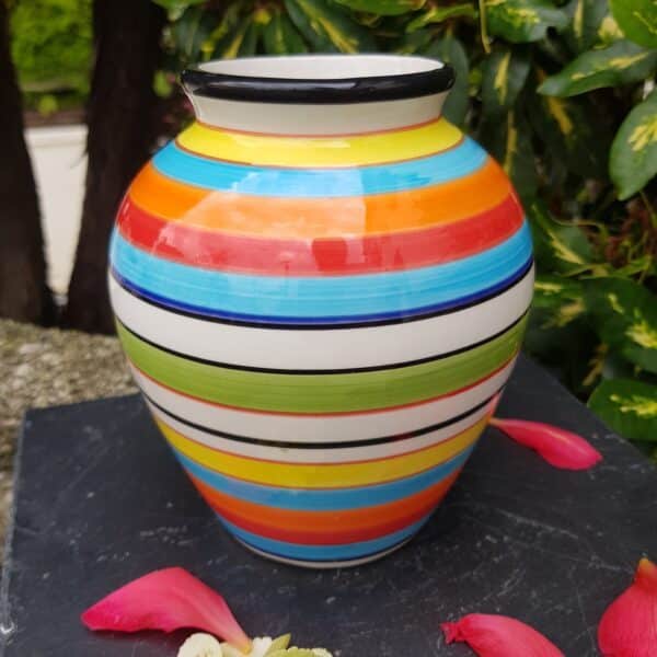 vase rayures multicolore vitamine merveille et bout de chandelle 4
